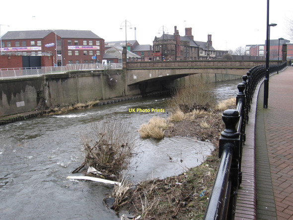 Photo 6"x4" Rotherham - Bridge Street bridge over River Don Rotherham c2011