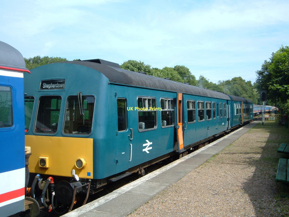 Photo 6"x4" East Kent Railway - Shepherdswell Platform Golgotha c2009