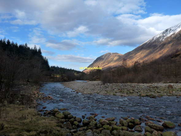 Photo 6"x4" River Nevis at Polldubh Sgorr Chalum c2011