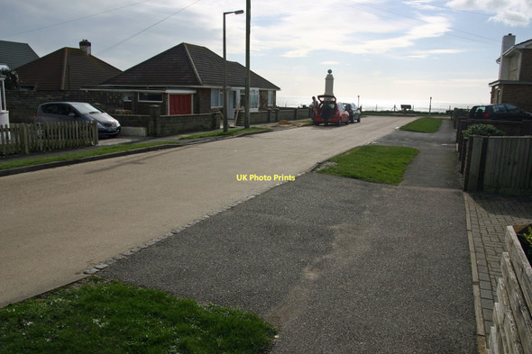 Photo 6"x4" Airy Greenwich meridian at the south coast Telscombe Cliffs c2011