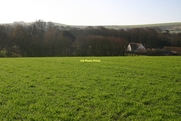 Photo 6"x4" Greenwich Meridian just north of Iford Iford\/TQ4007 c2011