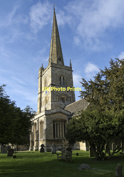 Photo 6"x4" St. John the Baptist Parish Church Burford\/SP2512 c2011