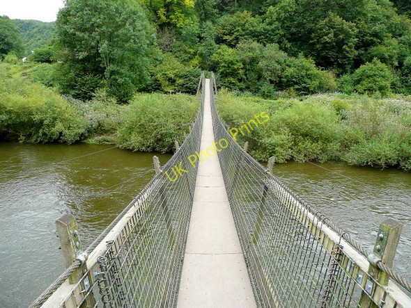 Photo 6"x4" The Biblins Footbridge Hillersland c2009