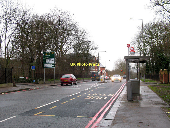 Photo 6"x4" Bus stop on Academy Road, Woolwich Eltham c2011