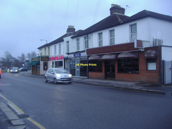 Photo 6"x4" Shops on Burwood Road Hersham Walton-on-Thames c2011