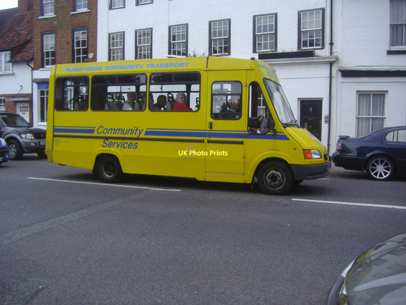 Photo 6"x4" Runnymede council dialaride bus, Windsor Street Chertsey Chertsey c2009