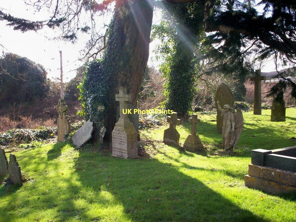 Photo 6"x4" Gravestones - Amroth Churchyard Amroth c2011