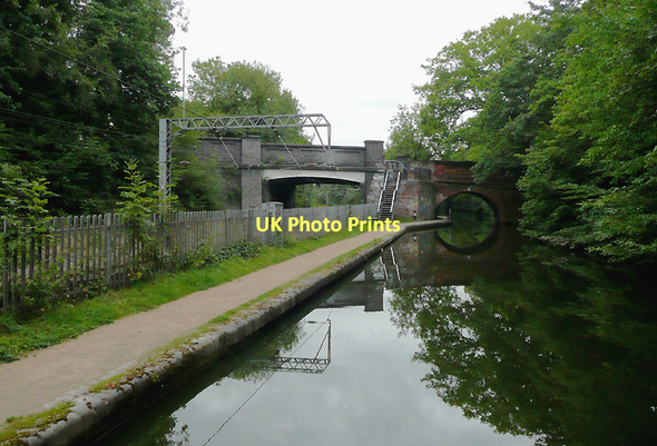Photo 6"x4" Canal approaching Somerset Road Bridge, Edgbaston Chad Valley c2010