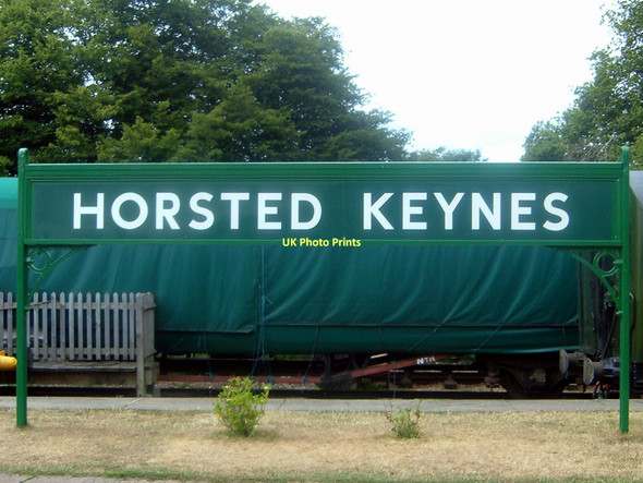 Photo 6"x4" Bluebell Railway, Horsted Keynes Station Cinder Hill\/TQ3729 c2010