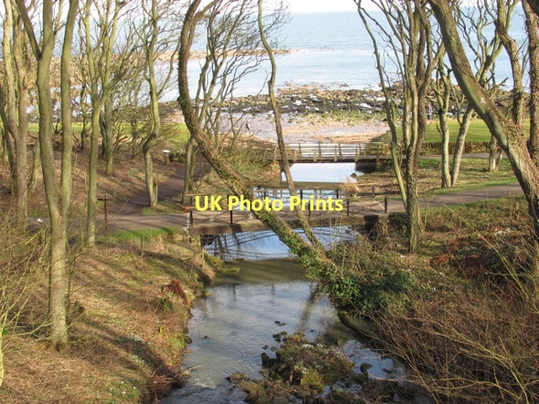 Photo 6"x4" Mouth of the Cambo Burn Kingsbarns c2011