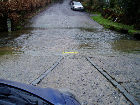 Photo 6"x4" Ford across Pennycombe Water at Chibbet Edgcott\/SS8438 c2011