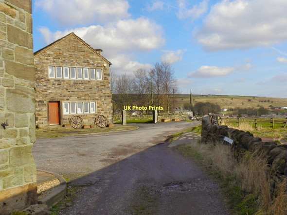 Photo 6"x4" Clough House Lane Buckley\/SD9015 c2011