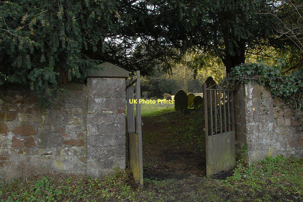 Photo 6"x4" Entrance to Old Halkyn Cemetery Halkyn\/Helygain c2011