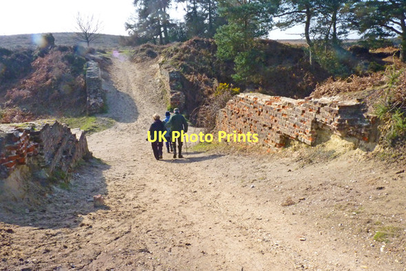 Photo 6"x4" Demolished Greenberry Bridge Bisterne Close c2011