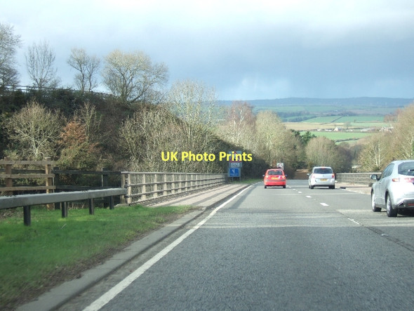 Photo 6"x4" The northbound lane of the A380 crosses the A38 Kenn\/SX9285 c2011