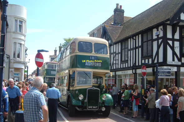 Photo 6"x4" Hythe Festival - Bristol K6A \/Weymann Bus Hythe\/TR1634 c2008