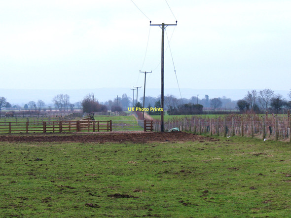 Photo 6"x4" Line of old railway at Baldersby Baldersby c2011