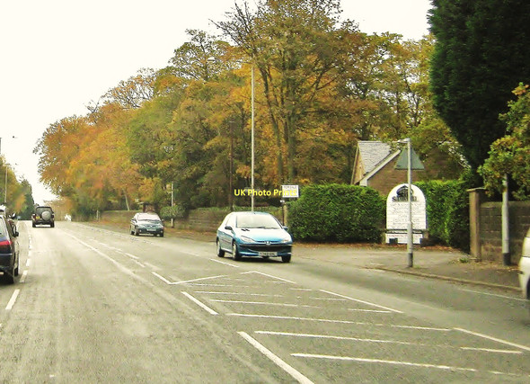 Photo 6"x4" Passing the entrance to Shaw Hill Golf and Country Club Whittle-le-Woods c2010