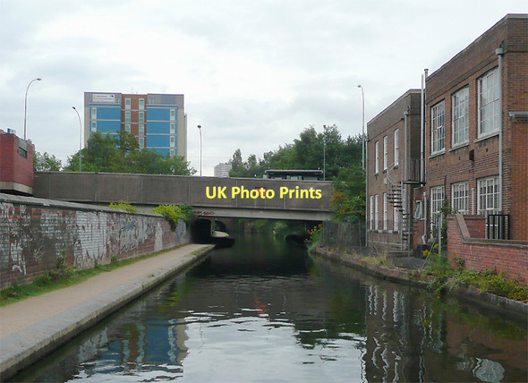Photo 6"x4" Worcester and Birmingham Canal near Five Ways, Birmingham Highgate\/SP0785 c2010