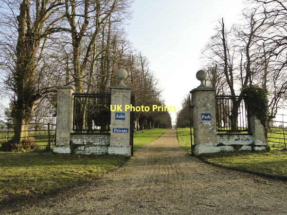 Photo 6"x4" Entrance to Ashe Park, Campsey Ashe Campsea Ashe c2011