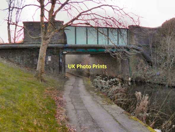 Photo 6"x4" Rochdale Canal Bridge 83a Miles Platting c2011
