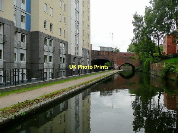 Photo 6"x4" Worcester and Birmingham Canal near Five Ways, Birmingham Lee Bank c2010