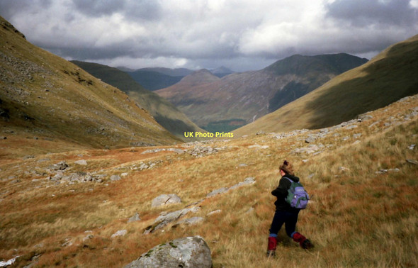 Photo 6"x4" Bealach Easan Meall Lighiche c1992