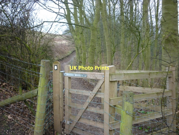 Photo 6"x4" The Wolds Way towards Mount Airy Farm Brantingham c2011