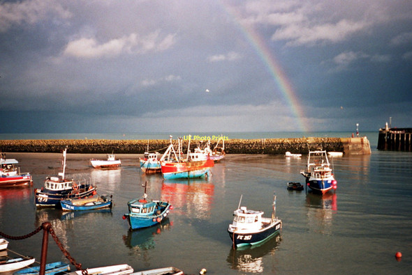 Photo 6"x4" Folkestone, outer harbour Folkestone c2004 P1
