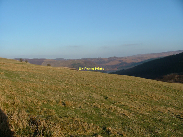 Photo 6"x4" Moorland above Garreg-ddu reservoir Disgwylfa\/SN8964 c2011