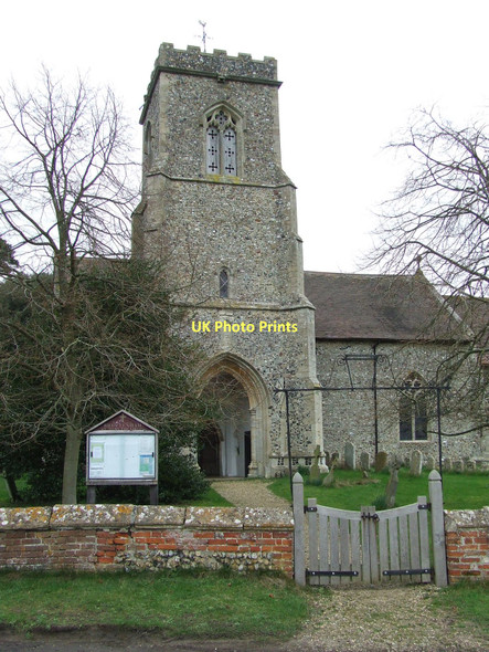 Photo 6"x4" St Mary Brettenham Brettenham\/TL9653 c2011