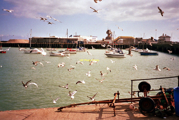 Photo 6"x4" Folkestone, outer harbour Folkestone c2004