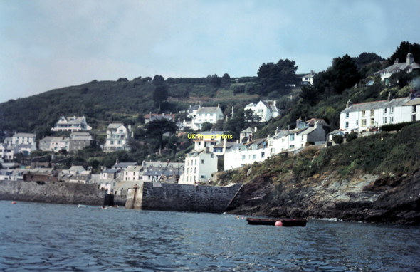 Photo 6"x4" Breakwater arms at Polperro 1969 Brent c1969