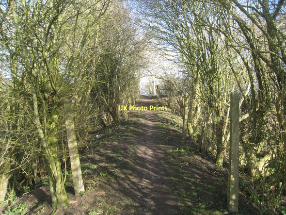 Photo 6"x4" Footpath up to the railway bridge, Melton Ross Melton Ross c2011