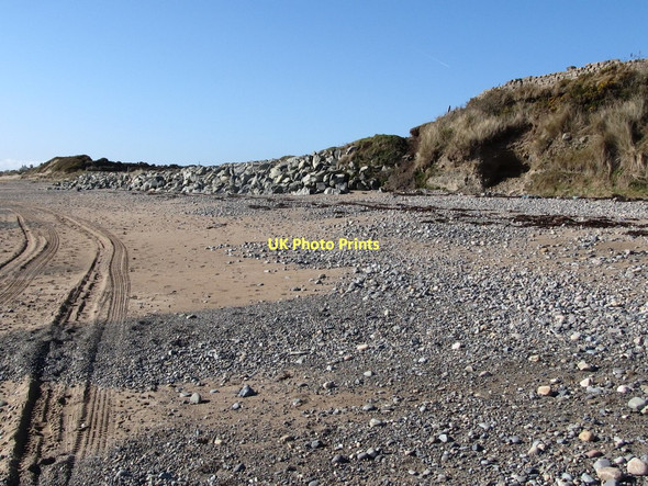Photo 6"x4" Anti-erosion measures at the Sandilands Caravan Park site Kilkeel c2011
