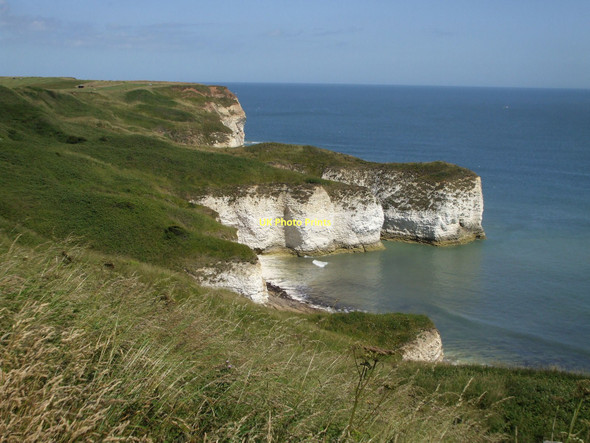 Photo 6"x4" Cliffs north of Flamborough Head North Landing c2009