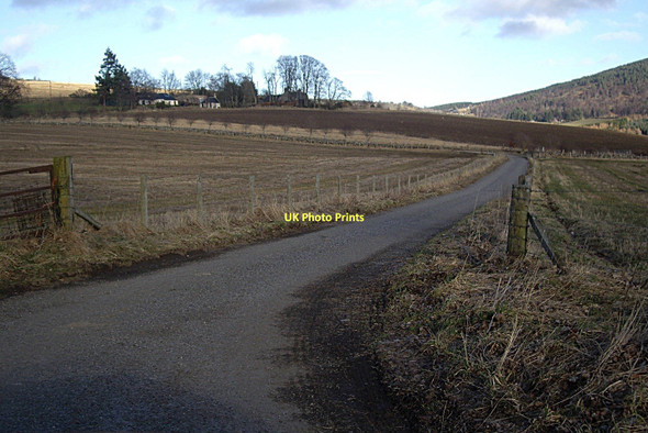 Photo 6"x4" A stretch of minor road Tarland c2011
