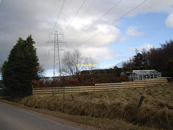 Photo 6"x4" Powerlines overhead Perkhill c2011