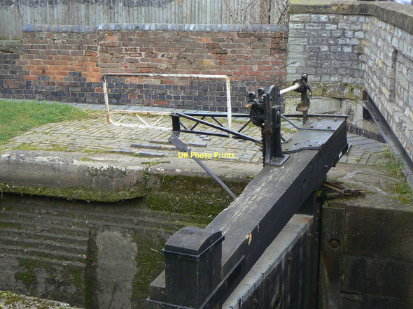 Photo 6"x4" Stratford-upon-Avon Canal, Lock 53 bottom gate Stratford-upon-Avon c2011