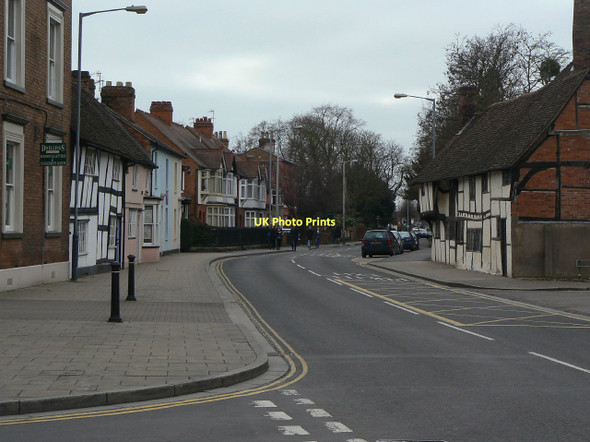 Photo 6"x4" Rother Street, looking south at Ely Street Stratford-upon-Avon c2011