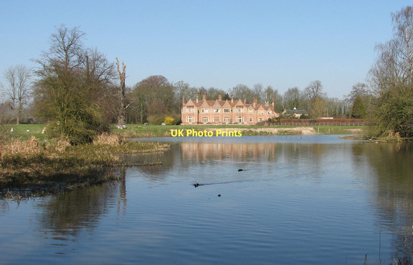 Photo 6"x4" Reflections in Quy Water Stow cum Quy c2011