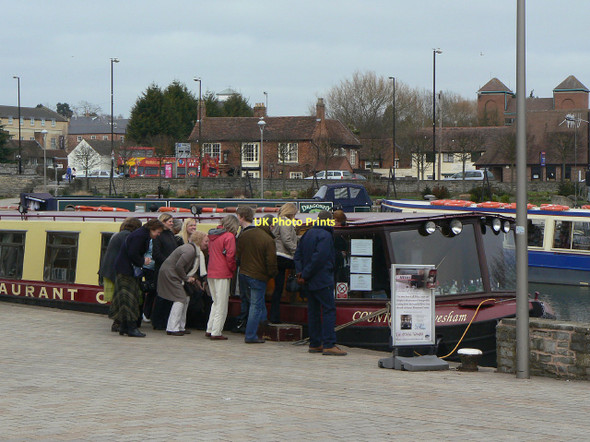 Photo 6"x4" All aboard for a floating lunch Stratford-upon-Avon c2011