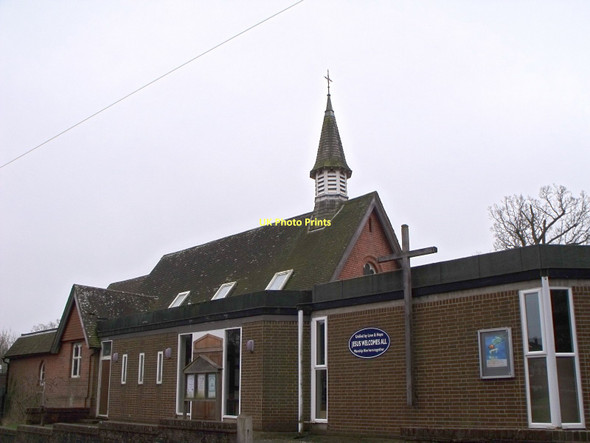 Photo 6"x4" Christ Church, Horam, East Sussex Horam c2011