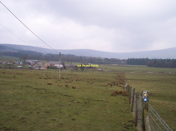 Photo 6"x4" Marker post at Broadgate farmstead Bleasdale c2011