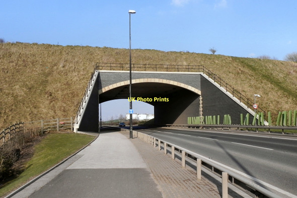 Photo 6"x4" Northbank Bridge Irlam c2011