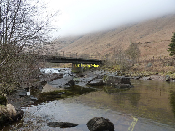 Photo 6"x4" Bridge over cold water Glenfyne Lodge c2011