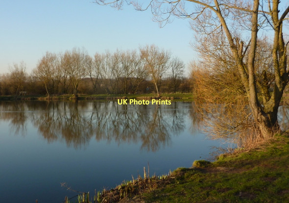 Photo 6"x4" Fishing lake, Carr Vale Bolsover c2011
