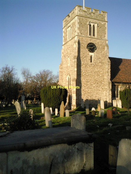 Photo 6"x4" St Paulinus Church tower, Crayford Crayford\/TQ5174 c2011