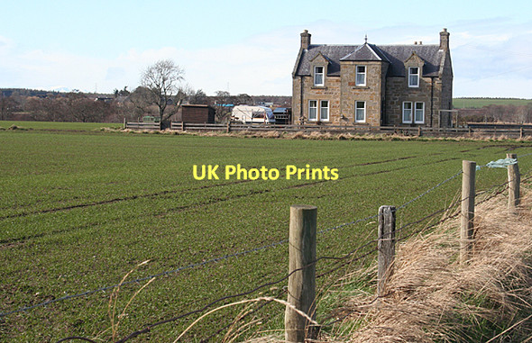 Photo 6"x4" Banarach Farm House Dyke\/NH9858 c2011