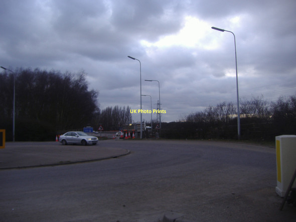 Photo 6"x4" Entrance to M25 on roundabout, near London Colney Broad Colney c2011